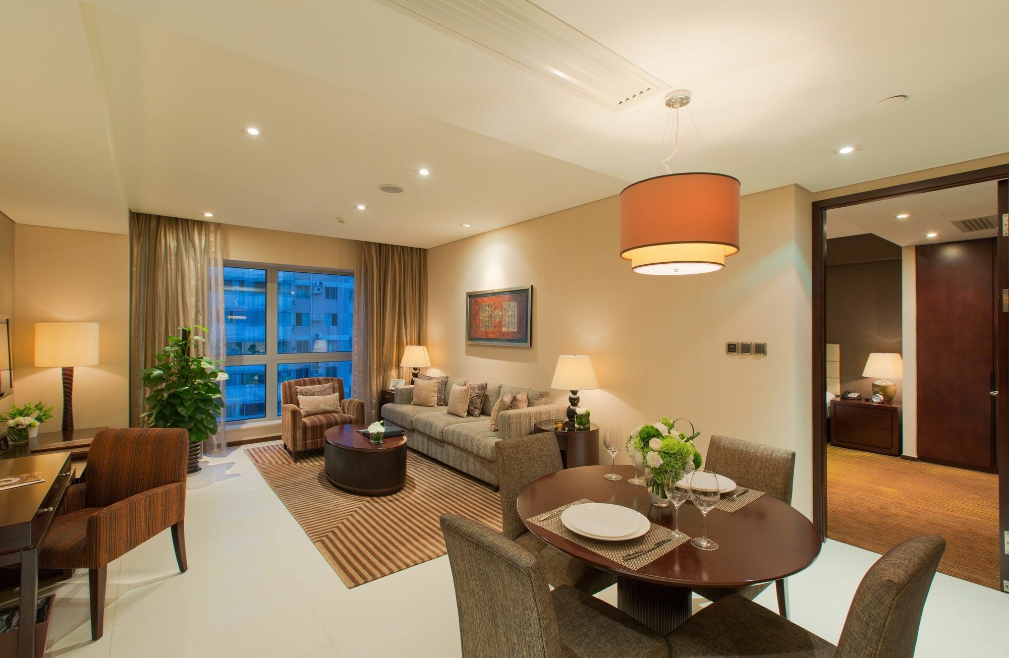 Oakwood Residence Funder Chengdu Extérieur photo